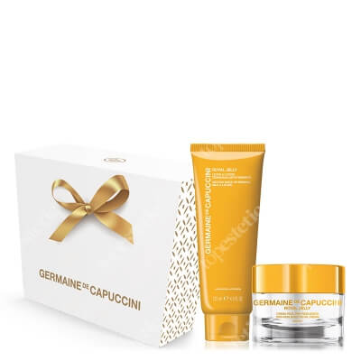 Germaine de Capuccini Royal Moments Set ZESTAW Krem do twarzy dla skóry suchej i normalnej 50 ml + Delikatne mleczko do demakijażu 300 ml