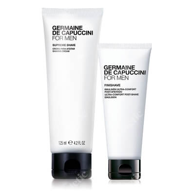 Germaine de Capuccini Shave Set ZESTAW Krem do golenia 125 ml + Łagodząca emulsja po goleniu 75 ml
