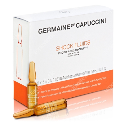 Germaine de Capuccini Shock Fluids Photo-Aged Recovery Intensywna pielęgnacja dla skóry dotkniętej fotostarzeniem 10x1,5 ml