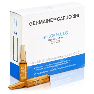 Germaine de Capuccini Shock Fluids Stop Pollution Intensywna pielęgnacja przeciwsmogowa 10x1,5 ml