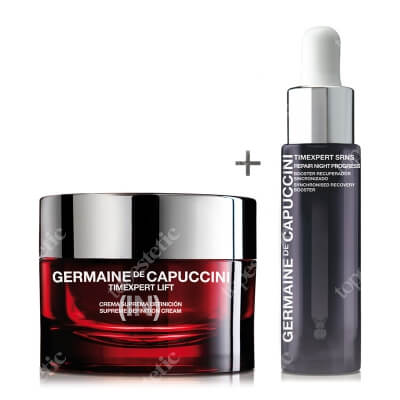 Germaine de Capuccini Supreme Definition Cream + New Repair Night Progress Serum ZESTAW Krem odżywczy, liftingujący 50 ml + Serum regenerujące 15 ml