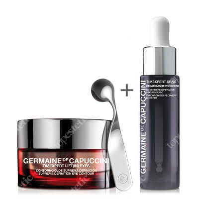 Germaine de Capuccini Supreme Definition Eye Contour + New Repair Night Progress Serum ZESTAW Krem kontur oczu 15 ml + Serum regenerujące 15 ml