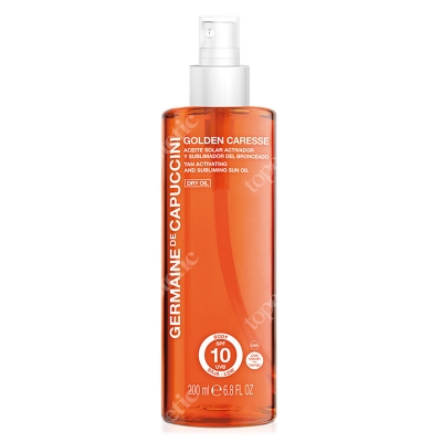 Germaine de Capuccini Tan Activating &amp; Subliming Sun Oil Suchy olejek przyspieszający opalanie SPF 10 200 ml