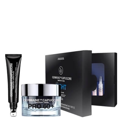 Germaine de Capuccini Timeless Renewal ZESTAW Krem intensywnie odżywczy dla skóry bardzo suchej 50 ml + Intensywna regeneracja w ampułkach 10x2 ml + Krem kontur oczu na dzień 15 ml