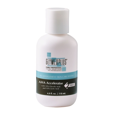 Glymed Plus AHA Accelerator 20% Terapeutyczne, eksfoliacyjne serum z kwasem glikolowym 10% i mlekowym 10% 118 ml