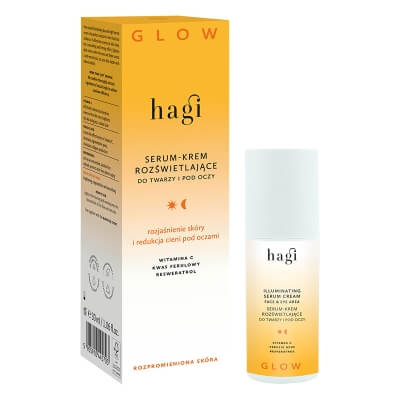 Hagi Illuminating Serum-Cream Serum-krem rozświetlające do twarzy i pod oczy na dzień 30 ml