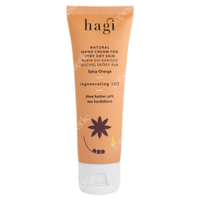 Hagi Natural Hand Cream for Very Dry Skin Naturalny, regenerujący krem do rąk – Korzenna Pomarańcza 50 ml