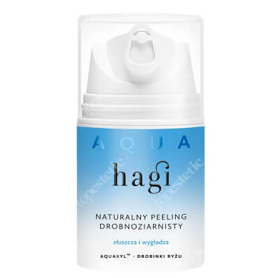 Hagi Naturalny Peeling Drobnoziarnisty Łagodny peeling z drobinkami ryżu 50 ml