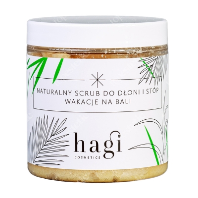 Hagi Naturalny Scrub Do Dłoni i Stóp - Wakacje na Bali Peeling do dłoni i stóp na bazie soli bocheńskiej 330 g