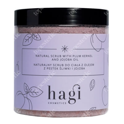 Hagi Naturalny Scrub Peeling do ciała z olejem z pestek śliwki i jojoba 330 ml