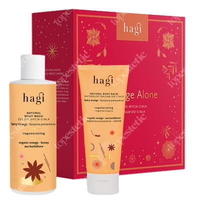 Hagi Orange Alone ZESTAW Balsam regenerujący 75 ml + Regenerujący żel pod prysznic 150 ml