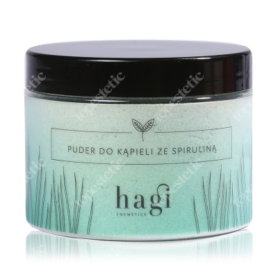 Hagi Puder do kąpieli ze spiruliną Naturalny puder do kąpieli z algami, masłem shea 400 g