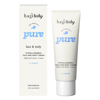 Hagi Pure Hypoallergenic Face and Body Cream Krem do buzi i ciała 75 ml