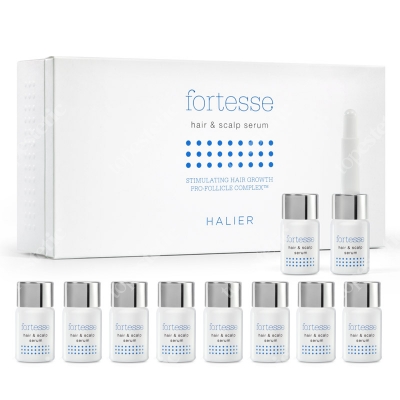 Halier Fortesse Hair & Scalp Serum Serum do włosów dla kobiet 10 ampułek