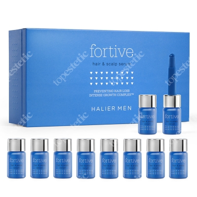 Halier Fortive Hair & Scalp Serum Serum do włosów dla mężczyzn 10 ampułek