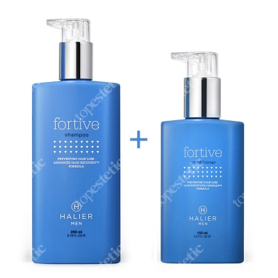 Halier Fortive Shampoo + Conditioner Men ZESTAW Szampon 250 ml + Odżywka 150 ml