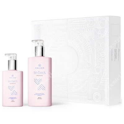 Halier Re:flect Set ZESTAW Szampon przywracający blask 250 ml + Odżywka 150 ml