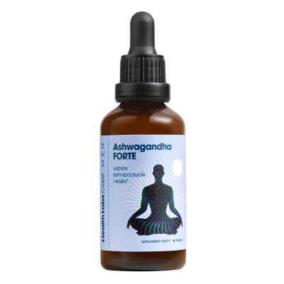 Health Labs Care Ashwagandha Forte Men Ashwagandha w kroplach wspierająca odporność na stres 45 ml