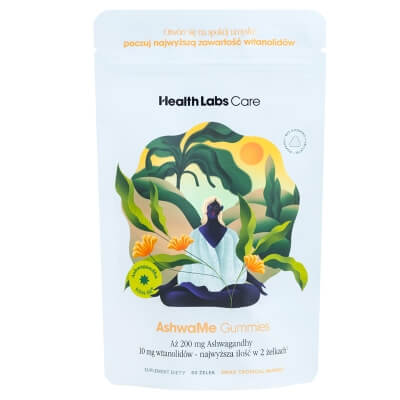 Health Labs Care AshwaMe Gummies Ashwagandha w żelkach wspierająca odporność na stres 60 szt