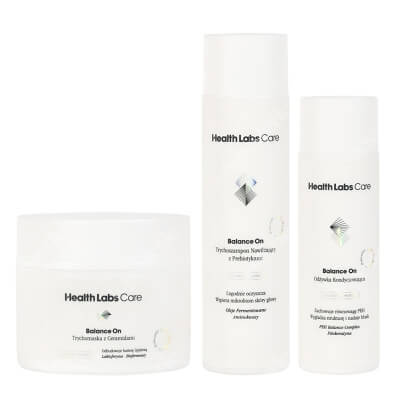 Health Labs Care Complex Regenerating Hair ZESTAW Trychoszampon 250 ml + Odżywka kondycjonująca 200 ml + Trychomaska 175 ml