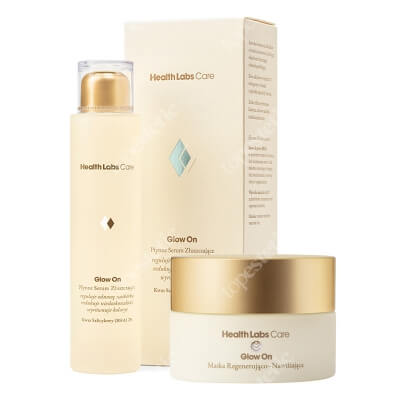 Health Labs Care Glow On Set ZESTAW Płynne serum złuszczające 100 ml + Maska regenerująco-nawilżająca 50 ml