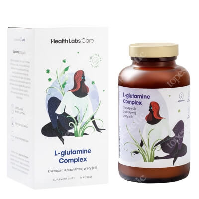 Health Labs Care L‑Glutamine Complex L‑glutamina z aloesem 210 g