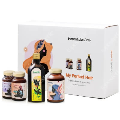 Health Labs Care My Perfect Hair ZESTAW Włosy, paznokcie 60 kaps. + Lepsza kondycja skóry 250 ml + Zastrzyk kolagenu 120 g