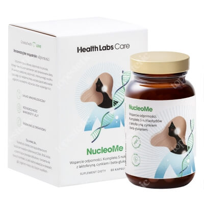 Health Labs Care NucleoMe Nukleotydy z cynkiem, laktoferyną i beta-glukanem 60 kaps