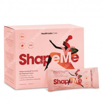 Health Labs Care ShapeMe Odżywczy koktajl białkowy o smaku truskawki ze śmietanką (Strawberry Cream) 15 saszetek
