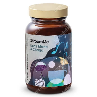 Health Labs Care ShroomMe Lions Mane and Chaga Rytuał, który doda Ci energii i poprawi koncentrację 90 miarek