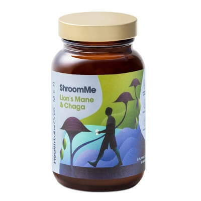 Health Labs Care ShroomMe Men Lion’s Mane And Chaga Skoncentrowane adaptogeny dla mężczyzn 45,5 g