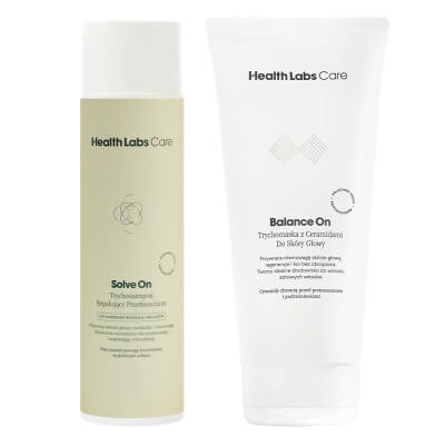 Health Labs Care Trichologic Hair Care ZESTAW Trychoszampon regulujący przetłuszczanie 250 ml + Trychomaska z ceramidami do skóry głowy 200 ml