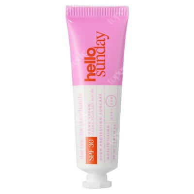 Hello Sunday The One For Your Hands SPF 30 Nawilżająco-regenerujący krem do rąk z gliceryną i pantenolem 30 ml