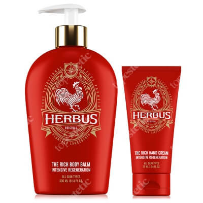 Herbus The Rich Body Balm + The Rich Hand Cream ZESTAW Balsam do ciała 300 ml + Krem do rąk 75 ml