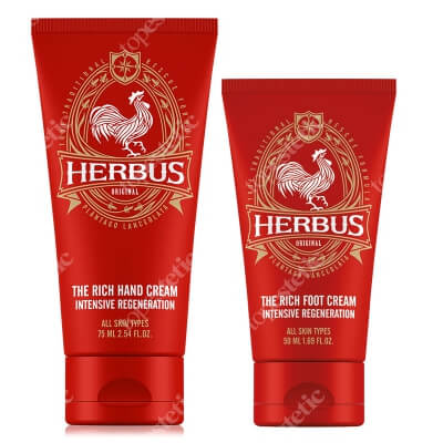 Herbus The Rich Foot Cream + The Rich Hand Cream ZESTAW Krem do stóp 50 ml + Krem do rąk 75 ml