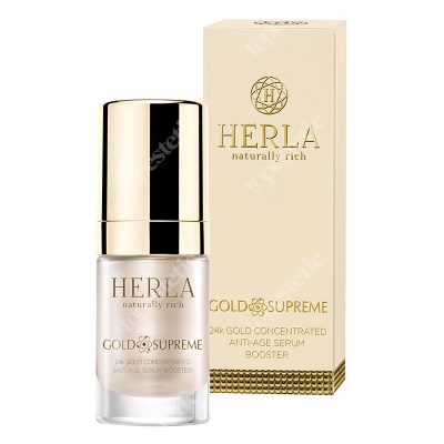 Herla 24k Gold Concentrated Anti Age Serum Booster Skoncentrowane serum odmładzające 15 ml