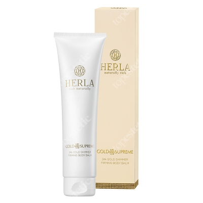 Herla 24k Gold Shimmer Firming Body Balm Rozświetlający balsam ujędrniający z płatkami złota 150 ml