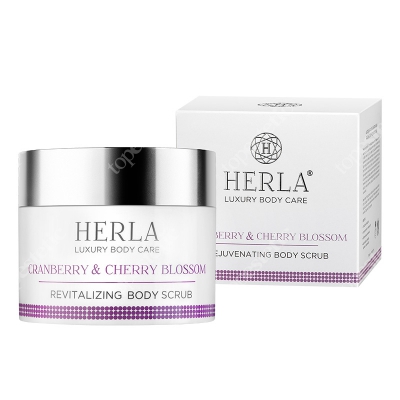 Herla Cranberry and Cherry Blossom Body Scrub Żurawina i kwiat wiśni - peeling do ciała 200 ml