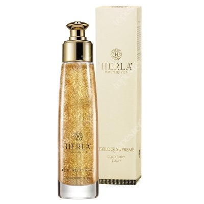 Herla Gold Body Elixir Złoty elixir do ciała z drobinkami 100 ml