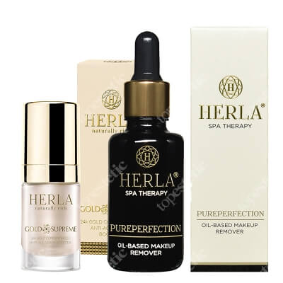 Herla Shine Skin ZESTAW Olejek do demakijażu 30 ml + Serum odmładzające 15 ml