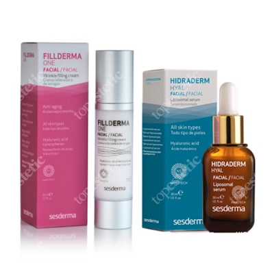 Sesderma Hidraderm Hyal Liposomal Serum + Fillderma One ZESTAW Serum + Krem wypełniający zmarszczki 30 ml, 50 ml