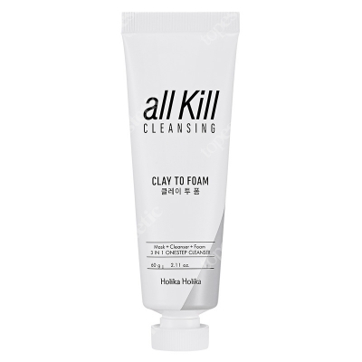 Holika Holika All Kill Clay To Foam Gęsta maseczka oczyszczająca 60 ml