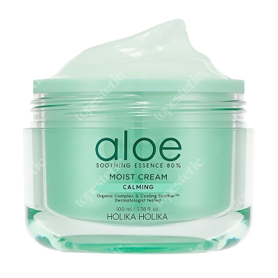 Holika Holika Aloe Calming Moist Cream Lekki krem nawilżający z ekstraktem z aloesu 100 ml