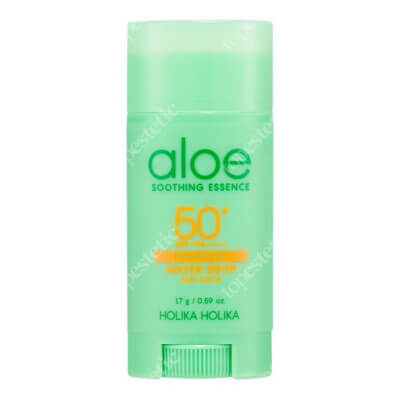 Holika Holika Aloe Water Drop Sun Stick SPF50PA+++ Sztyft do ochrony przeciwsłonecznej z wysokim filtrem SPF50PA+++ 17 g