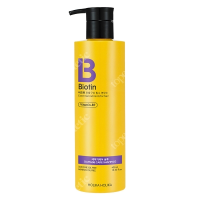 Holika Holika Biotin Damage Care Shampoo Szampon do włosów z biotyną i pantenolem 400 ml