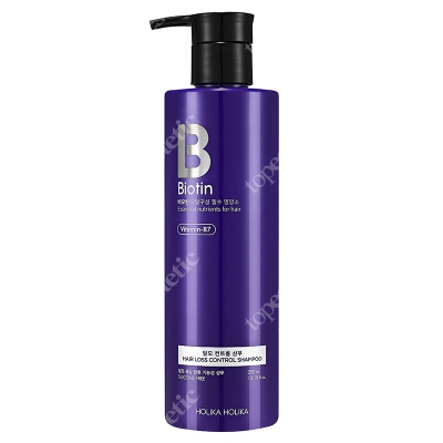 Holika Holika Biotin DamageCare Shampoo Szampon do włosów suchych, zniszczonych, wypadających z biotyną 390 ml