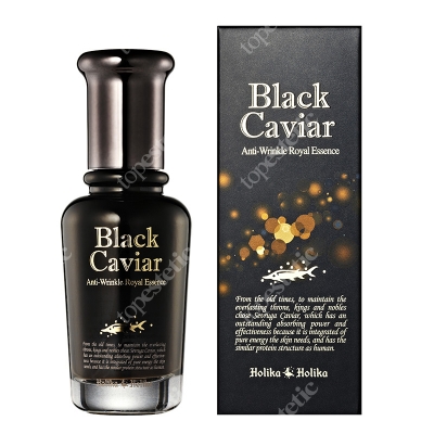 Holika Holika Black Caviar Royal Essence Esencja o właściwościach przeciwzmarszczkowych z kawiorem 45 ml