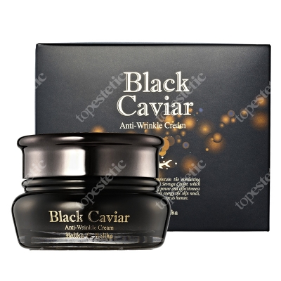 Holika Holika Black Caviar Wrinkle Recovery Cream Krem przeciwzmarszczkowy z kawiorem 50 ml