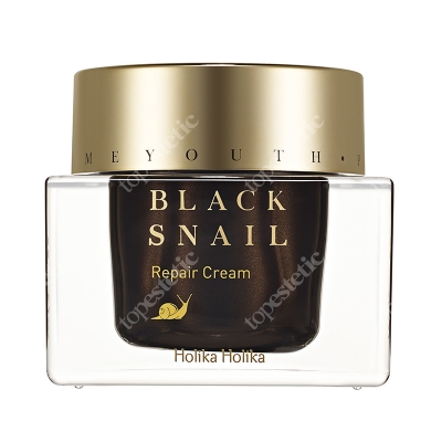 Holika Holika Black Snail Repair Cream Krem przeciwzmarszczkowy ze śluzem z ślimaka 50 ml