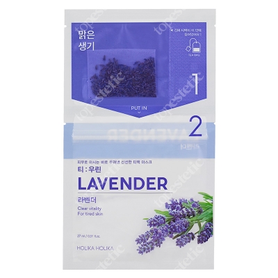 Holika Holika Brewed Mask Sheet Lavender Dwuskładnikowa maseczka do twarzy z lawendą 1 szt.